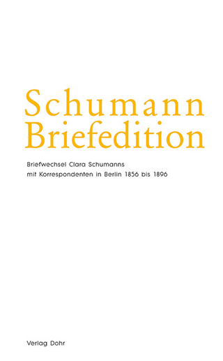 Schumann-Briefedition / Schumann-Briefedition II.18 - Klaus Martin Kopitz; Eva Katharina Klein; Thomas Synofzik; Robert-Schumann-Haus Zwickau