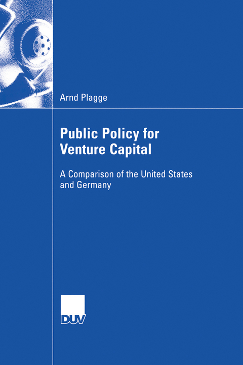 Public Policy for Venture Capital - Arnd Plagge