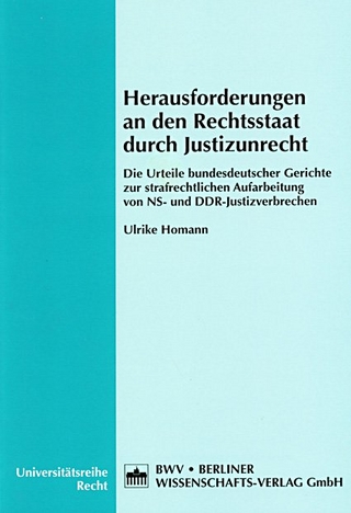 Herausforderungen an den Rechtsstaat durch Justizunrecht - Ulrike Homann