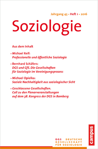 Soziologie 1.2016 - Georg Vobruba