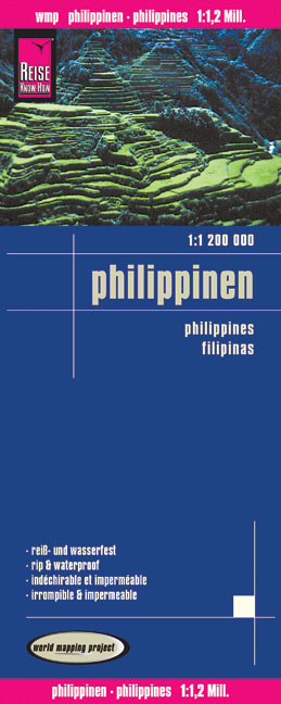 Reise Know-How Landkarte Philippinen (1:1.200.000) - Peter Rump Verlag