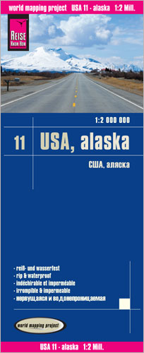 Reise Know-How Landkarte USA 11, Alaska (1:2.000.000) - Reise Know-How Verlag Reise Know-How Verlag Peter Rump