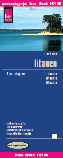 Reise Know-How Landkarte Litauen und Kaliningrad (1:325.000) - Peter Rump Verlag