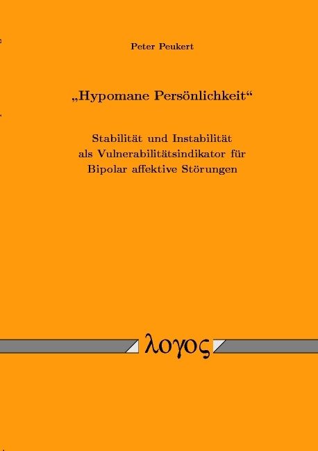 "Hypomane Persönlichkeit" - Peter Peukert