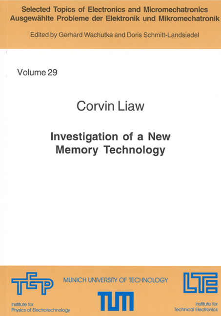 Investigation of a New Memory Technology - Corvin Liaw