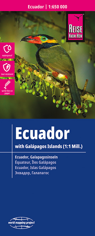 Reise Know-How Landkarte Ecuador, Galápagos (1:650.000 / 1.000.000) - Reise Know-How Verlag Peter Rump