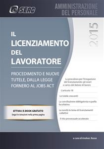 Il licenziamento del lavoratore III Edizione - SEAC S.P.A. Trento; Centro Studi Normativa del Lavoro