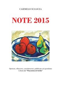 Note 2015 - Carmelo Sciascia