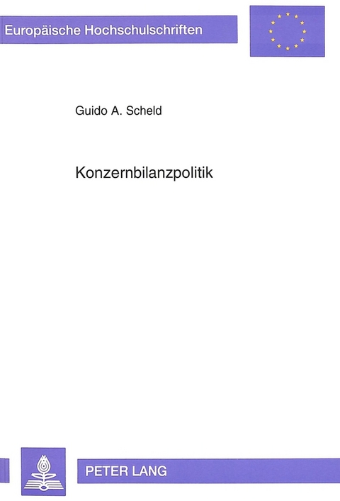 Konzernbilanzpolitik - Guido Scheld