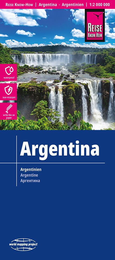 Reise Know-How Landkarte Argentinien / Argentina (1:2.000.000) -  Reise Know-How Verlag Peter Rump GmbH