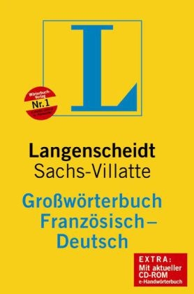 Langenscheidt Großwörterbuch Französisch Sachs-Villatte - Buch mit CD-ROM - Karl Sachs, Césaire Villatte