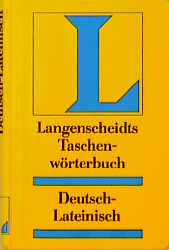 Langenscheidt Taschenwörterbücher / Latein - Hermann Menge