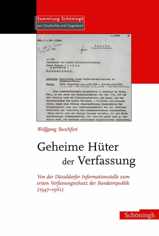 Geheime Hüter der Verfassung - Wolfgang Buschfort
