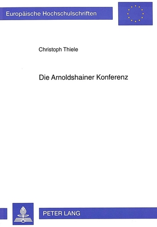 Die Arnoldshainer Konferenz - Christoph Thiele