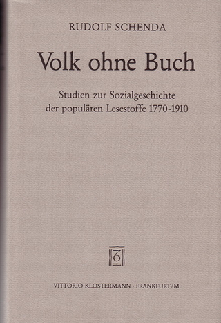 Volk ohne Buch - Rudolf Schenda