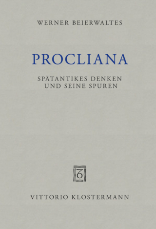 Procliana - Werner Beierwaltes