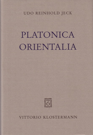Platonica Orientalia - Udo Reinhold Jeck