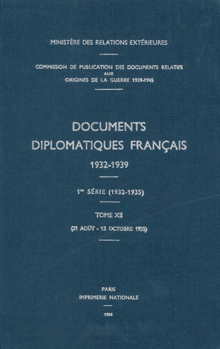 Documents Diplomatiques Francais - Ministere Des Affaires Etrange; Ministere des Affaires etrangeres