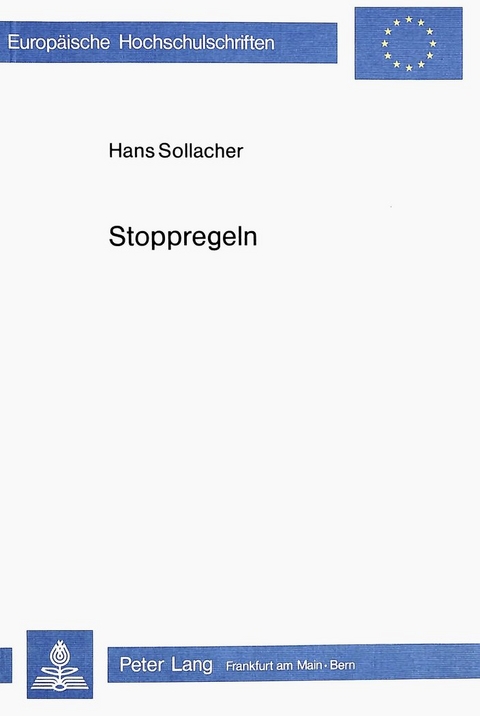 Stoppregeln - Hans Sollacher