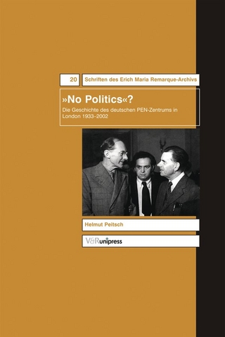 »No Politics«? - Helmut Peitsch