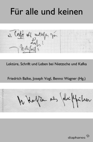 Für Alle und Keinen - Benno Wagner; Joseph Vogl; Friedrich Balke
