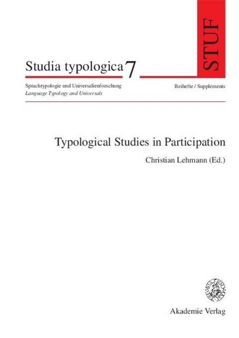Typological Studies in Participation - 