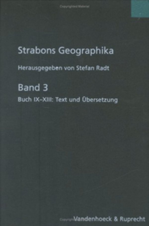 Strabons Geographika Band 3 -  Strabo
