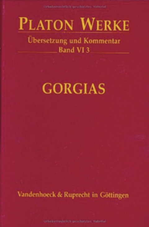 VI 3 Gorgias -  Platon