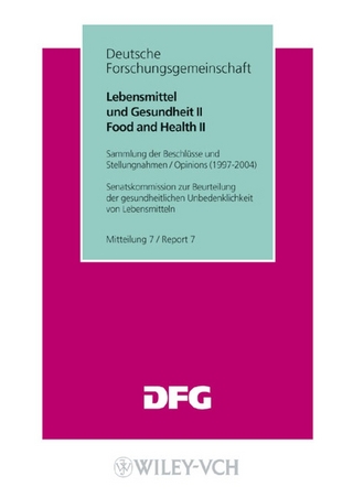 Lebensmittel und Gesundheit II/ Food and Health II - G. Eisenbrand