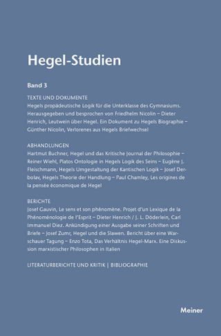 Hegel-Studien Band 3 - Friedhelm Nicolin; Otto Pöggeler