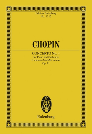 Piano Concerto No. 1 E minor - Frédéric Chopin; Jürgen Neubacher