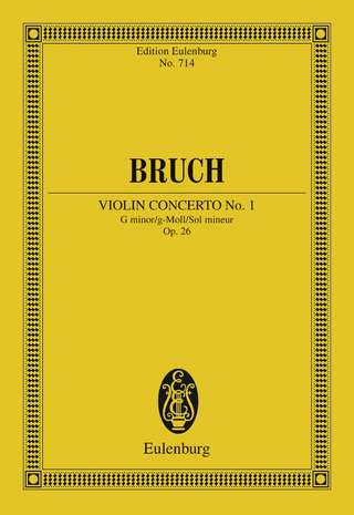Violin Concerto No. 1 G minor - Richard Clarke; Max Bruch