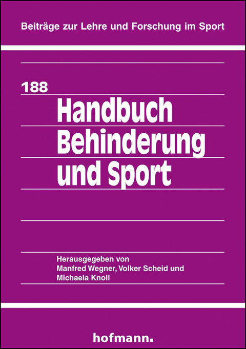 Handbuch Behinderung und Sport - 