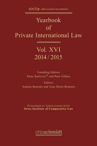 Yearbook of Private International Law - Andrea Bonomi; Gian Paolo Romano