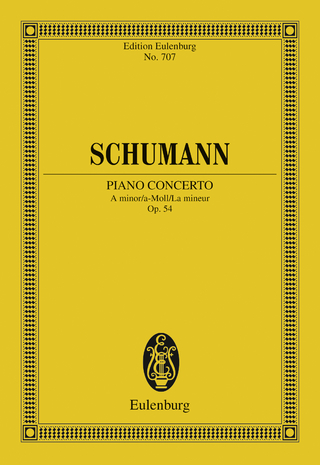 Piano Concerto A minor - Robert Schumann; Bernhard R. Appel