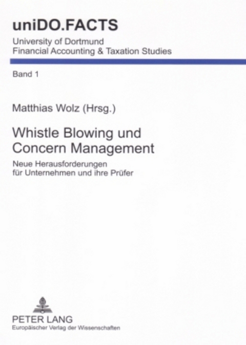 Whistle Blowing und Concern Management - 