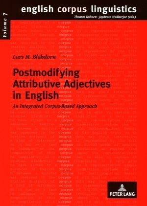 Postmodifying Attributive Adjectives in English - Lars M. Blöhdorn