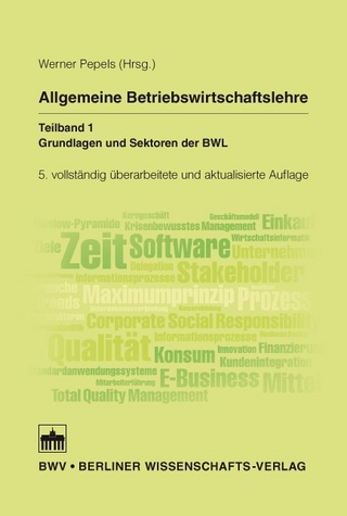 Allgemeine Betriebswirtschaftslehre - Werner Pepels