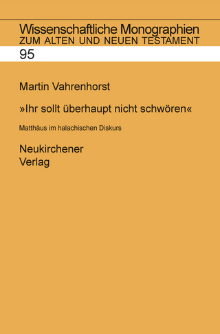 Ihr sollt überhaupt nicht schwören - Martin Vahrenhorst