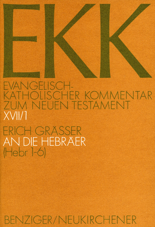An die Hebräer, EKK XVII/1 - Erich Gräßer