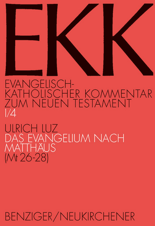 Das Evangelium nach Matthäus, EKK I/4 - Ulrich Luz; Ulrich Luz; Norbert Brox; Joachim Gnilka; Jürgen Roloff