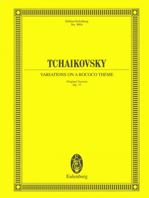Variationen über ein Rokoko-Thema für Violoncello und Orchester - 