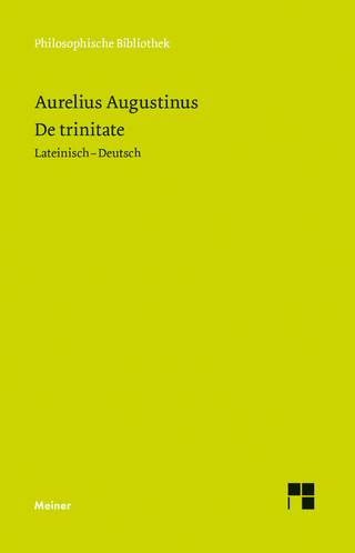 De trinitate - Aurelius Augustinus; Johann Kreuzer