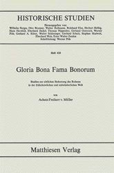 Gloria Bona Fama Bonorum - Achatz von Müller