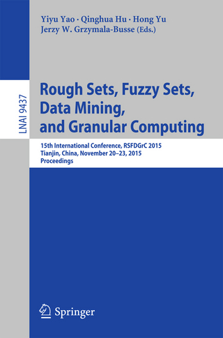 Rough Sets, Fuzzy Sets, Data Mining, and Granular Computing - Yiyu Yao; Qinghua Hu; Hong Yu; Jerzy W. Grzymala-Busse