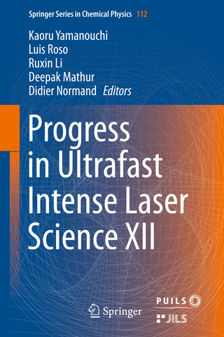 Progress in Ultrafast Intense Laser Science XII - Kaoru Yamanouchi; Luis Roso; Ruxin Li; Deepak Mathur; Didier Normand