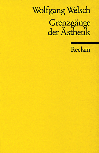 Grenzgänge der Ästhetik - Wolfgang Welsch