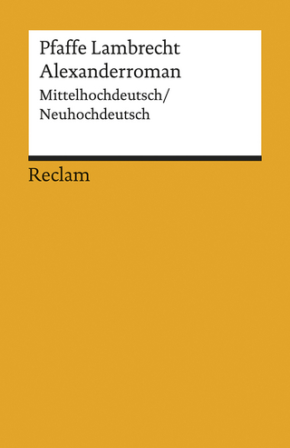 Alexanderroman - Lamprecht (der Pfaffe); Elisabeth Lienert