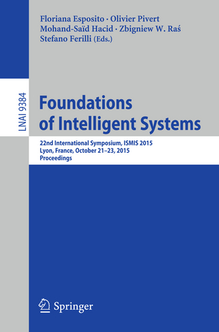 Foundations of Intelligent Systems - Floriana Esposito; Olivier Pivert; Mohand-Said Hacid; Zbigniew W. Rás; Stefano Ferilli