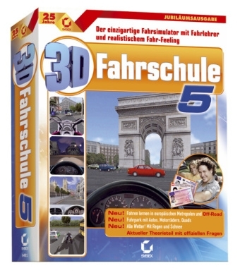 3D Fahrschule 5, 2 CD-ROMs in Eurobox